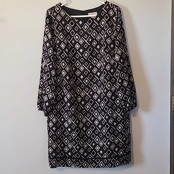 LOFT | Dresses | Loft Dress Diamond Patterned Black Gold | Poshmark LOFT | Dresses | Loft Dress Diamond Patterned Black Gold | Poshmark